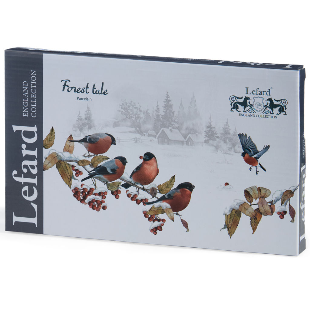 БЛЮДО LEFARD ЛЕСНАЯ СКАЗКА 30 СМ ПРЯМОУГ. СНЕГИРИ  фото 3