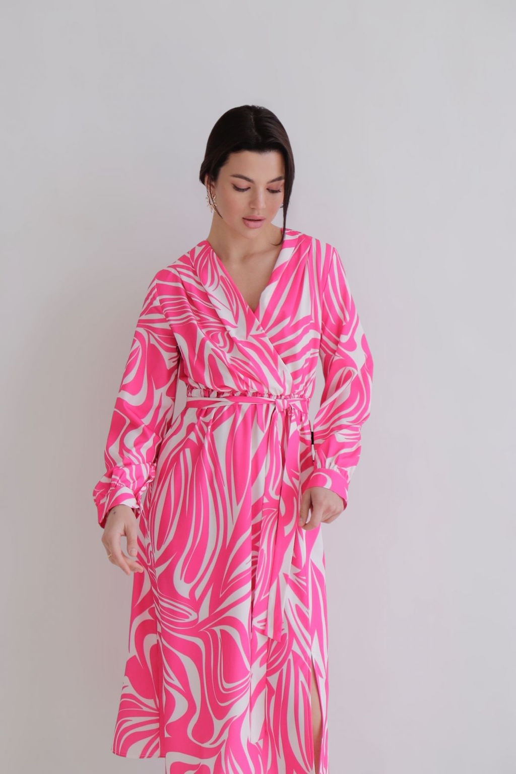 Martichelli Платье бело-розовое фото 14