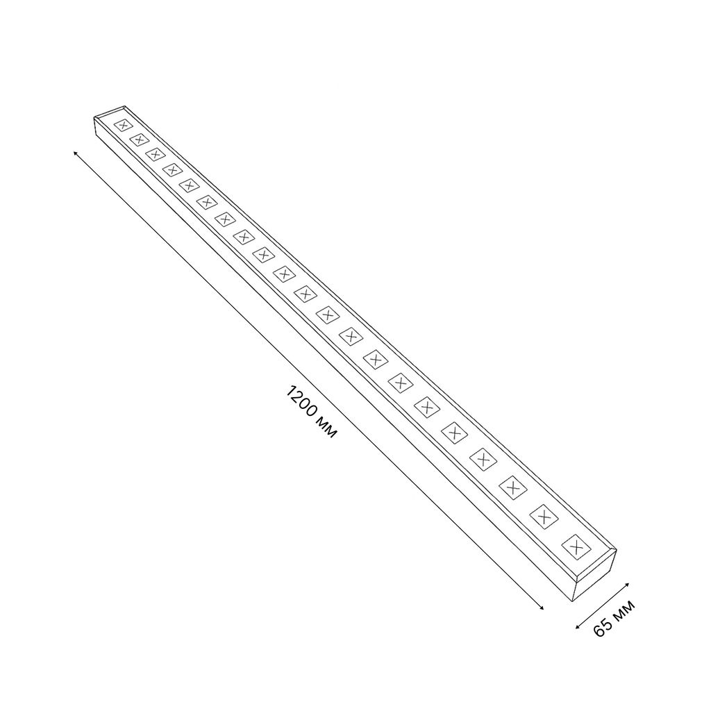 ULO-FL120C-100W/4000K/K SILVER LINKABLE Светильник светодиодный накладной, соединяемый. Белый свет (4000K). Корпус серебристый. Угол 120 градусов. ТМ Uniel