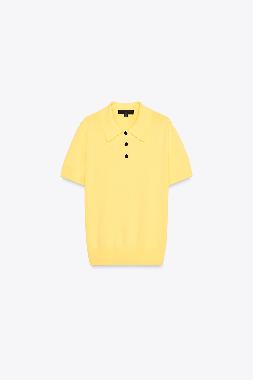 SHORT SLEEVE KNIT POLO TOP - Zara фото 23