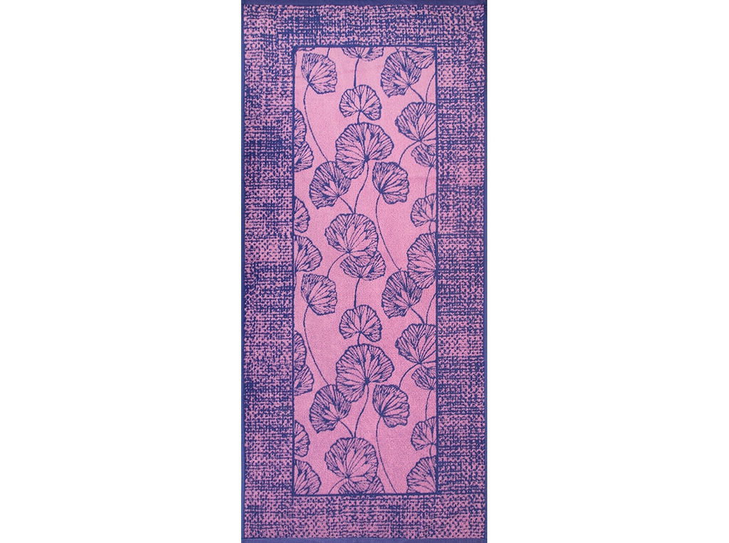 Полотенце махровое 6с102.411ж1 Весенний напев(пурпурн3) 67х150см