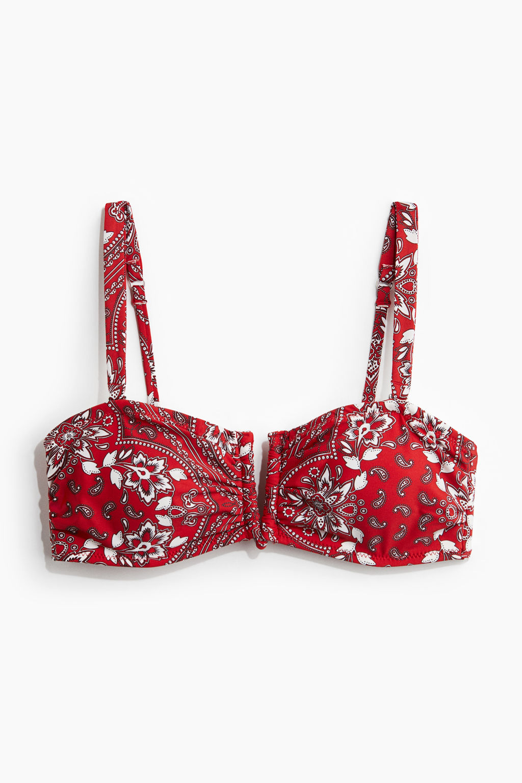 Top de bikini bandeau con relleno - H&m фото 2