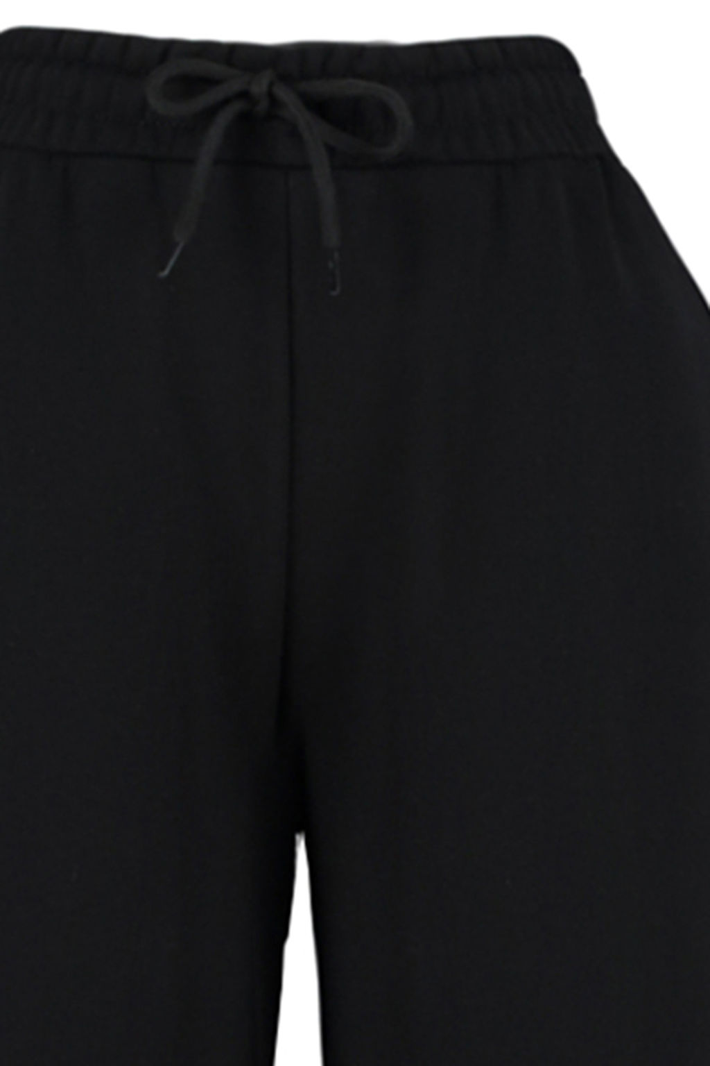 Siyah Kal?n Extra Wide Leg Yuksek Bel Orme Esofman Alt? Pantolon TWOAW24EA00043 - Trendyolmilla фото 7