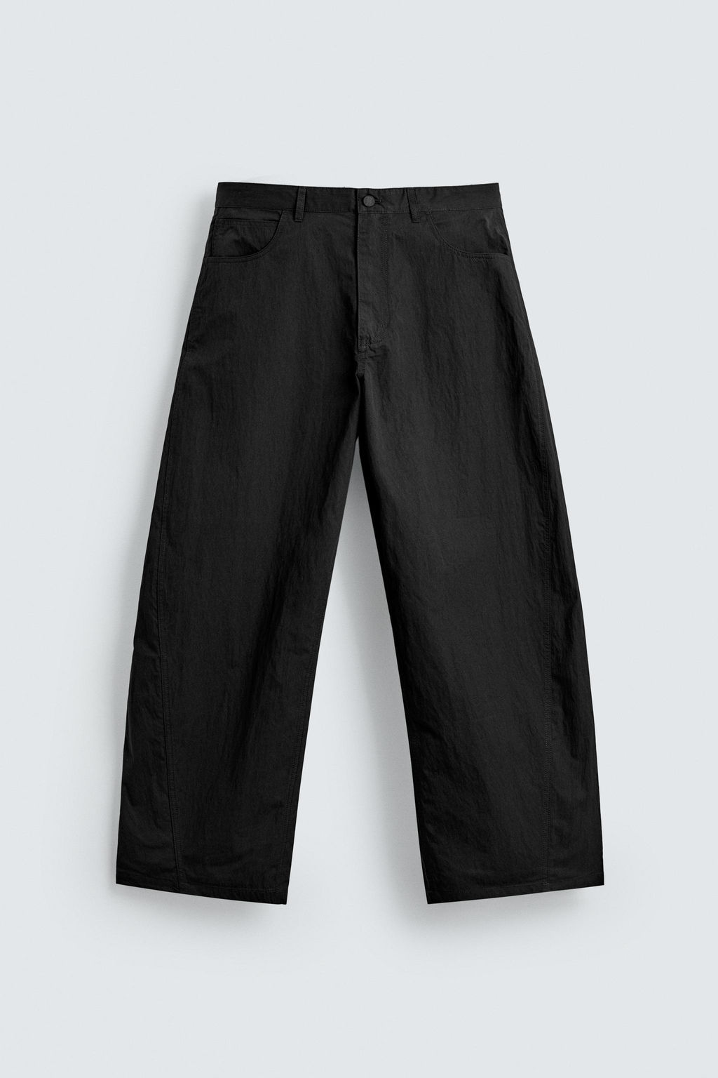 PANTAL?N CURVED FIT / Negro - Zara фото 7