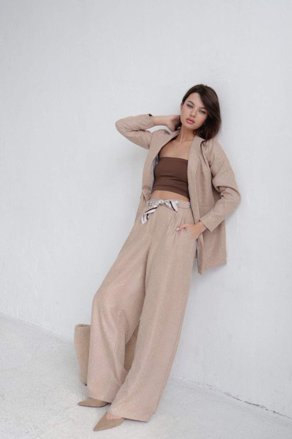 Жакет удлинённый с английским воротником - Martichelli фото 133