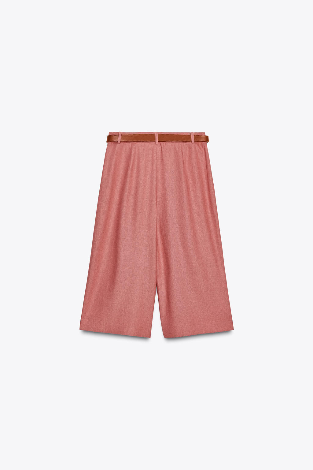 LONG BERMUDA SHORTS WITH BELT IN LINEN BLEND - Zara фото 6