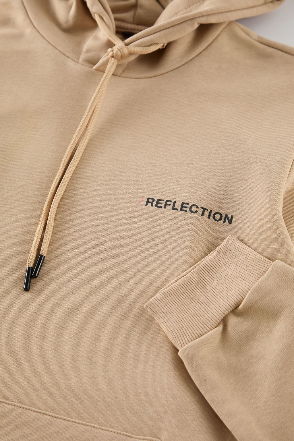 Tas Regular/Normal Kesim Kapusonlu S?rt Bask?l? Pamuklu Sardonsuz Sweatshirt TMNAW21SW0514