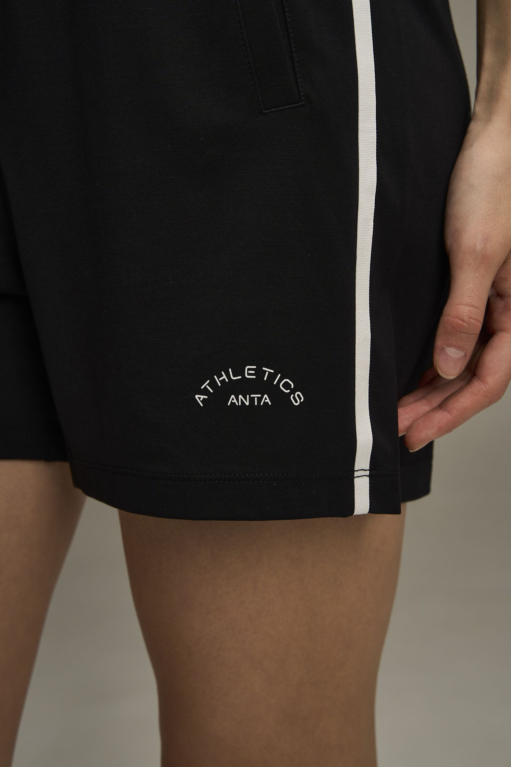 Шорты трикотажные Черный - Anta фото 8