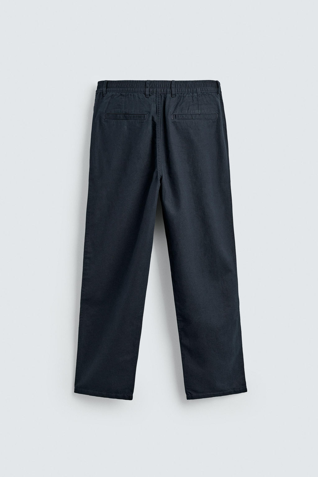 PANTAL?N FLUIDO STRAIGHT FIT / Marino - Zara фото 8