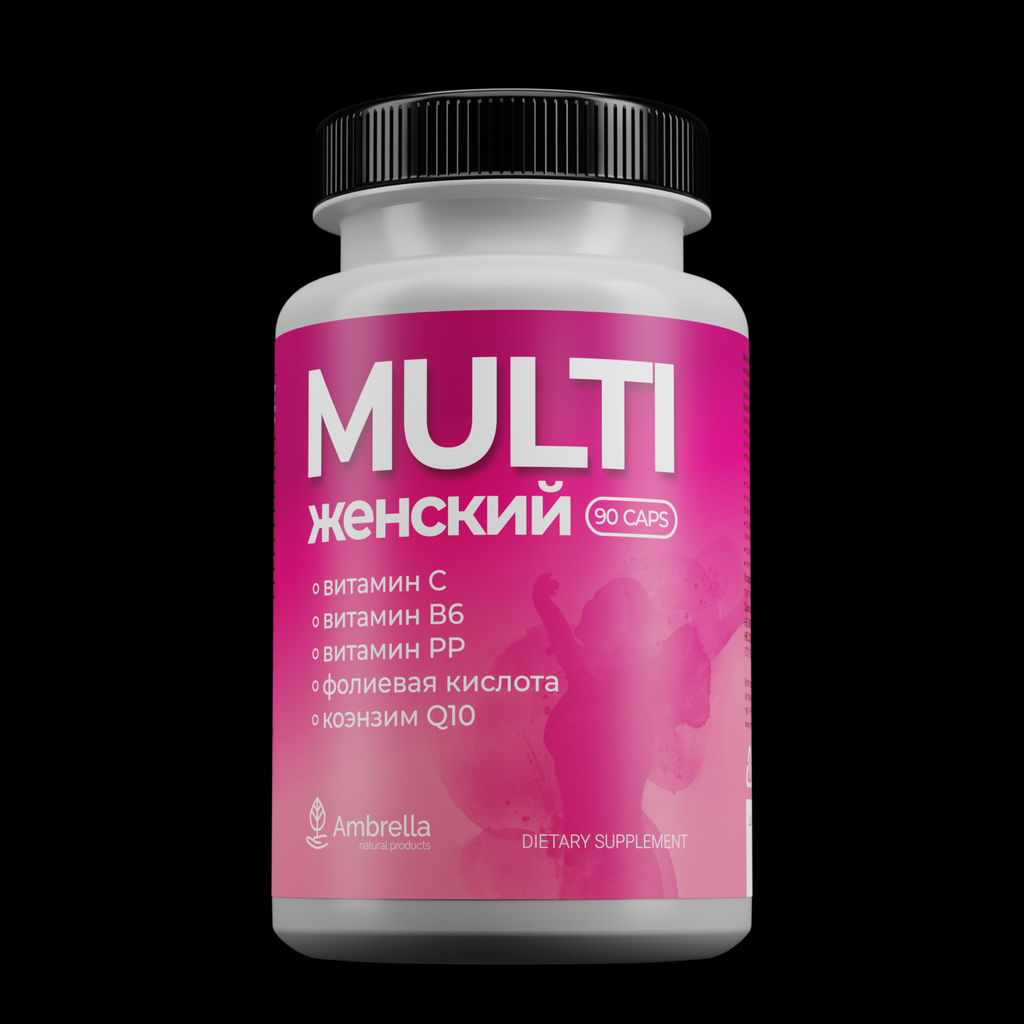 Комплекс для женщин "Multi женский", банка ПЭТ, капсулы раст. 90 шт. по 0,5 г