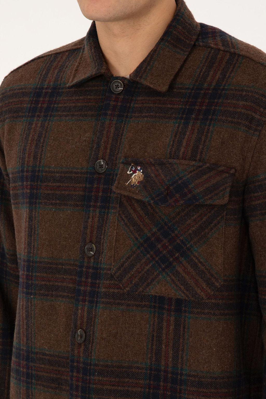 Erkek Kahverengi Uzun Kollu G_mlek - U.s. polo assn фото 7