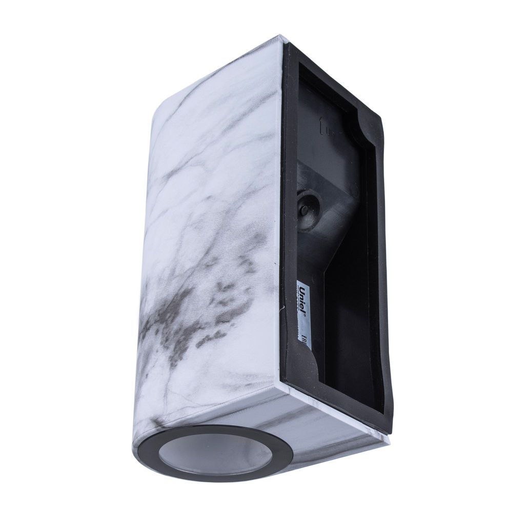 UUL-P52A 2х6W/GU10 IP65 MARBLE Светильник уличный, под две лампы GU10. Архитектурный накладной. Цвет корпуса мрамор. TM Uniel