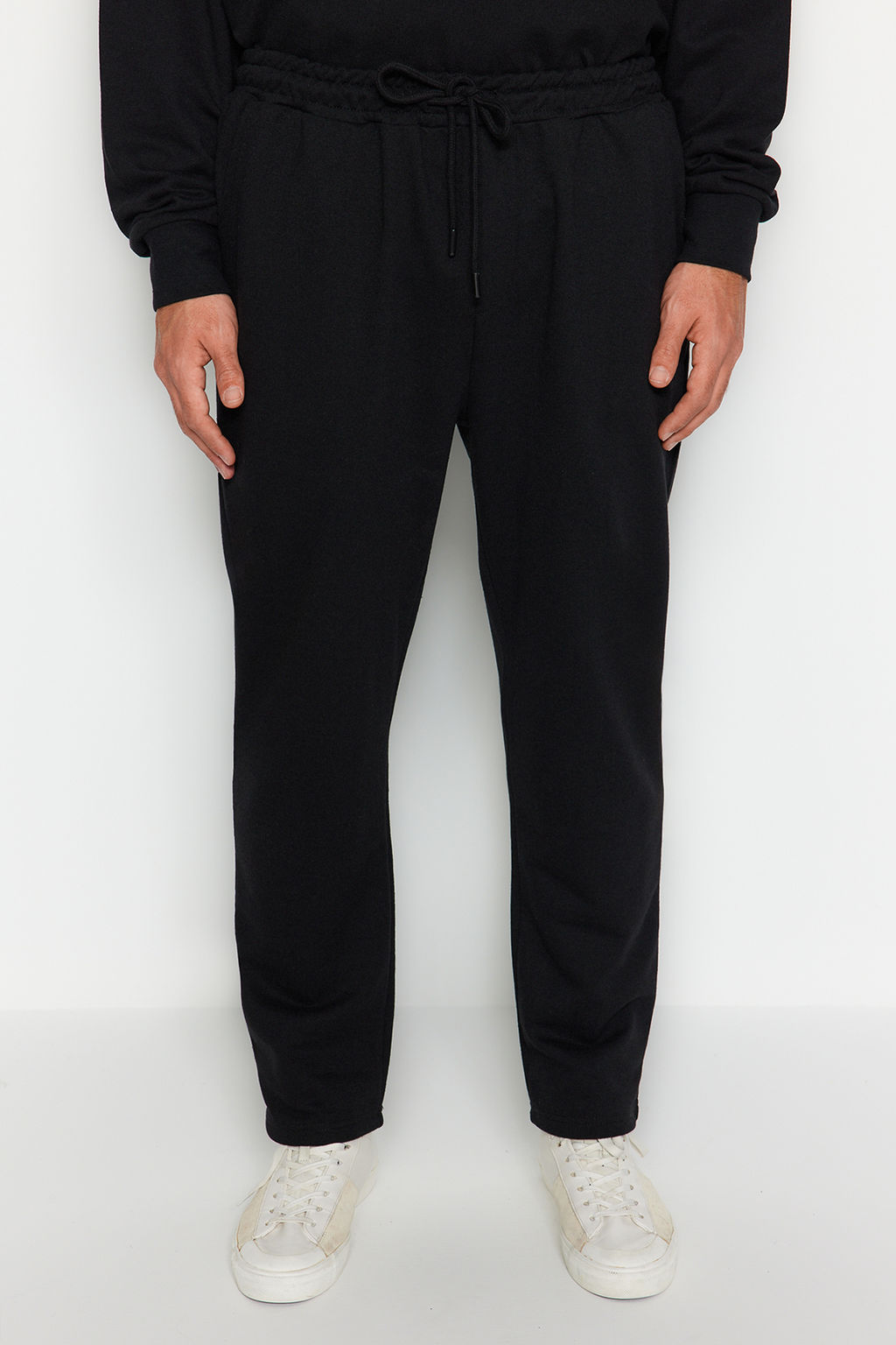 TRENDYOL MAN Siyah Regular Fit Bask?l? Orme Pijama Tak?m? TMNAW24PT00045 - Trendyolmilla фото 5