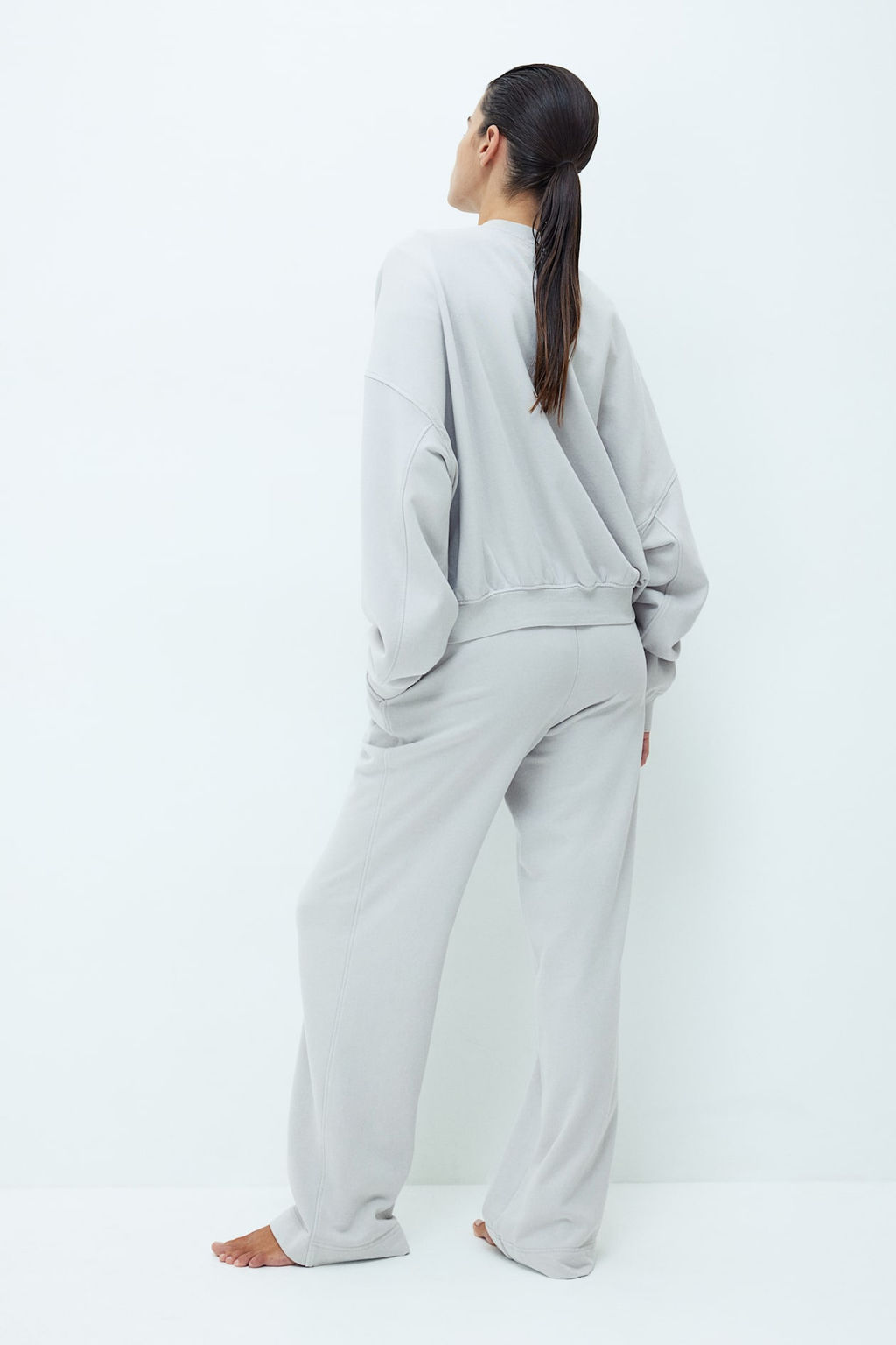 Pantalon sudadera recto - H&m фото 4