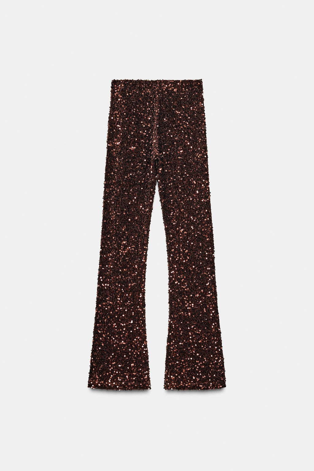 FLARE VELVET SEQUIN LEGGINGS - Zara фото 7