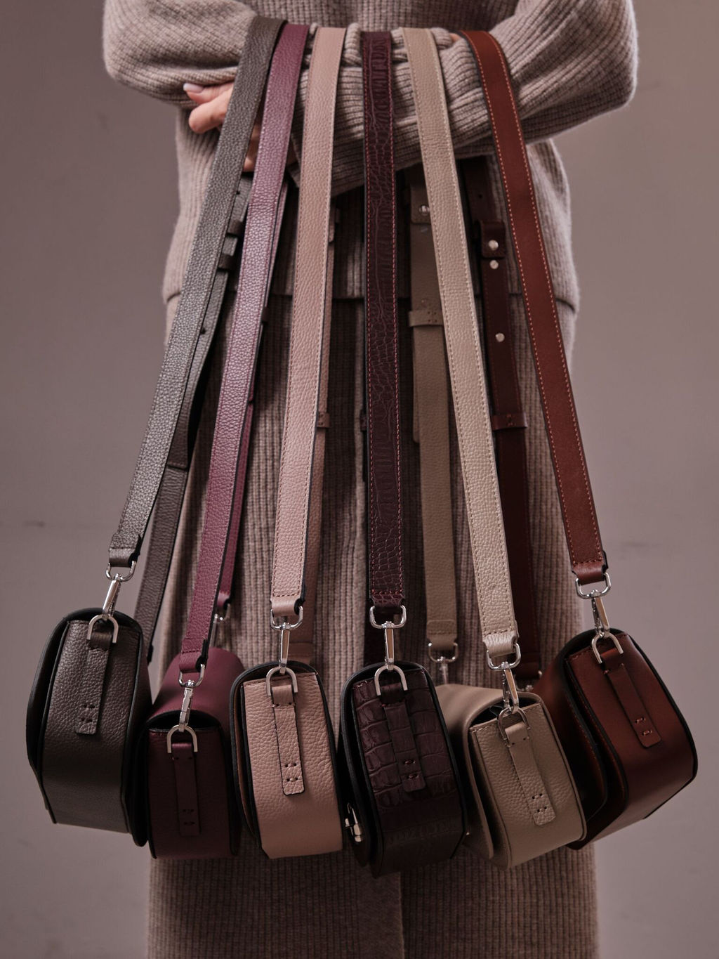 Сумка кожаная Deboro 30879 рыжий