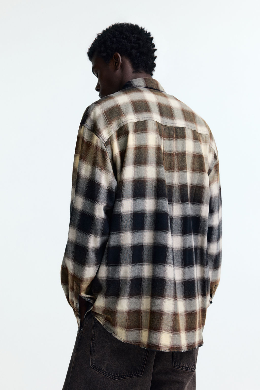 Camisa en mezcla de algod?n Relaxed Fit - H&m фото 3