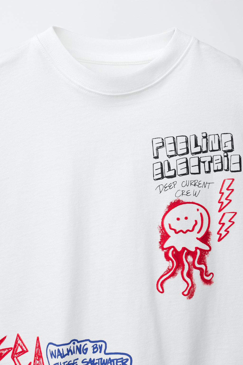 CAMISETA ESTAMPADO / Blanco - Zara фото 3