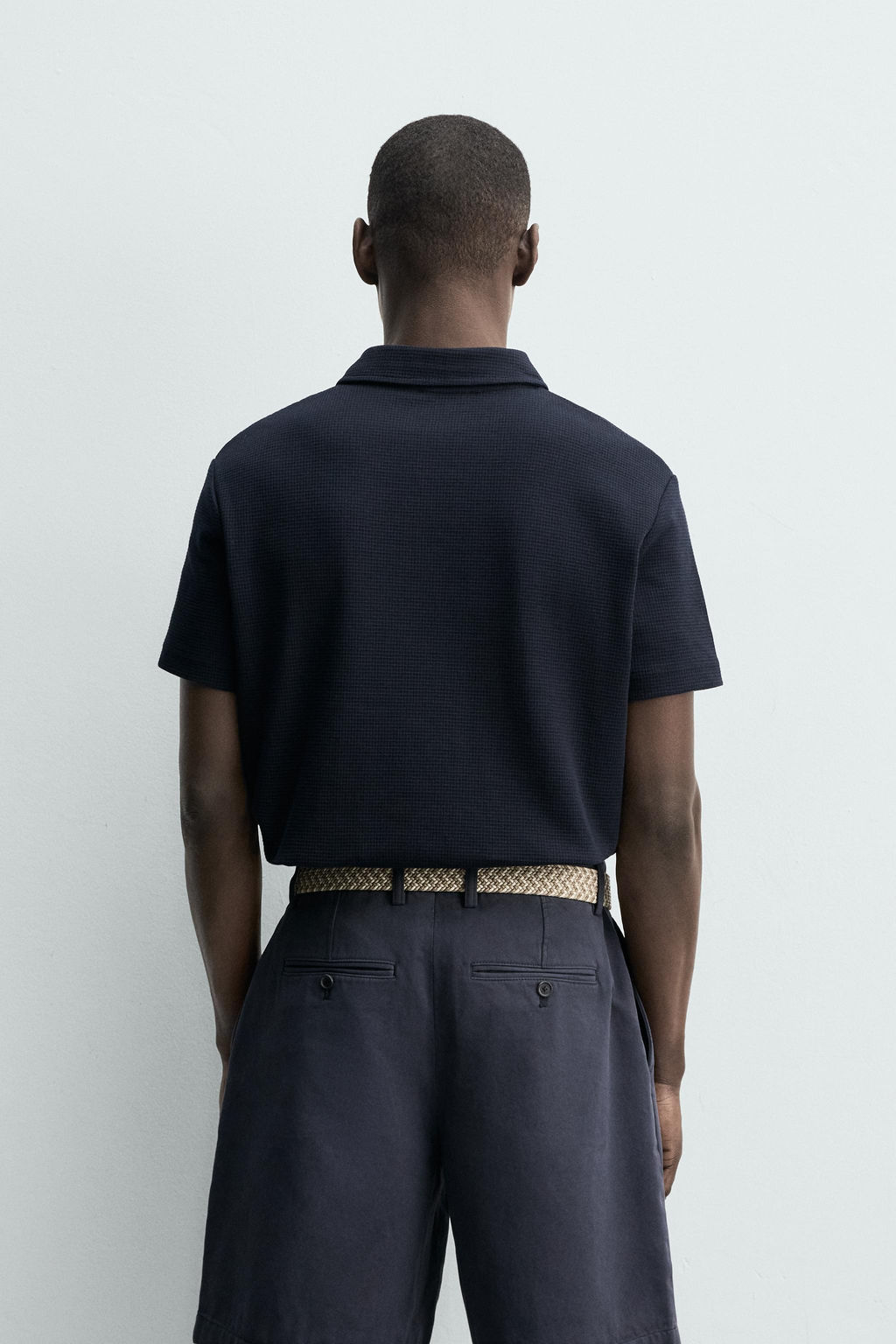 POLO ESTRUCTURA WAFFLE / Marino - Zara фото 3