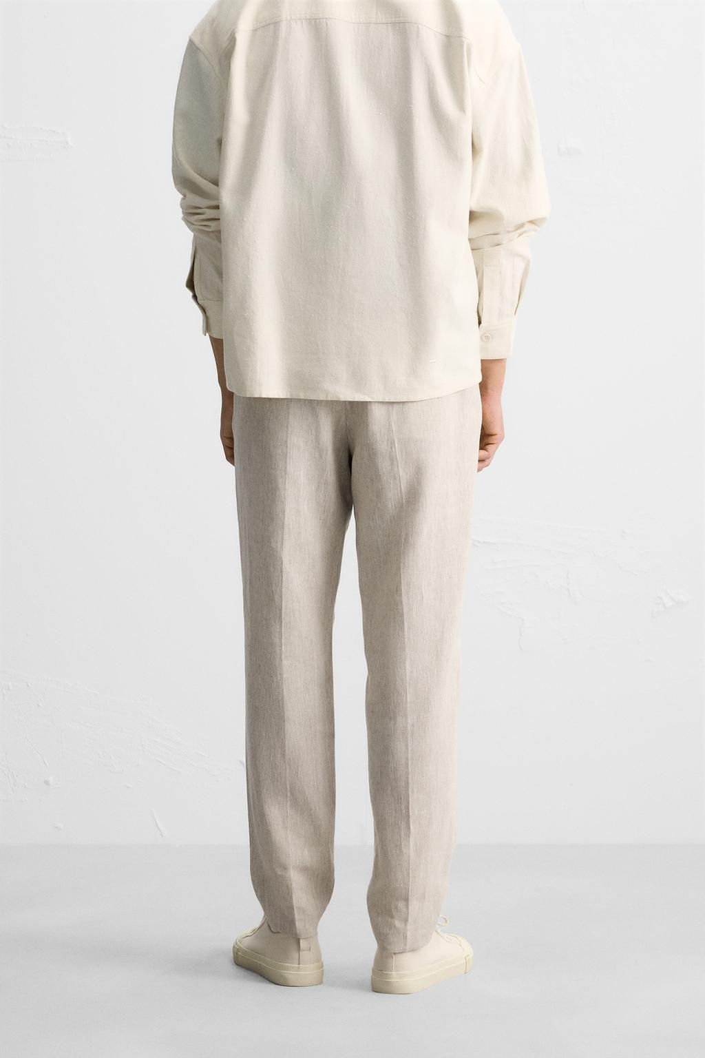 LINEN TROUSERS - Zara фото 22