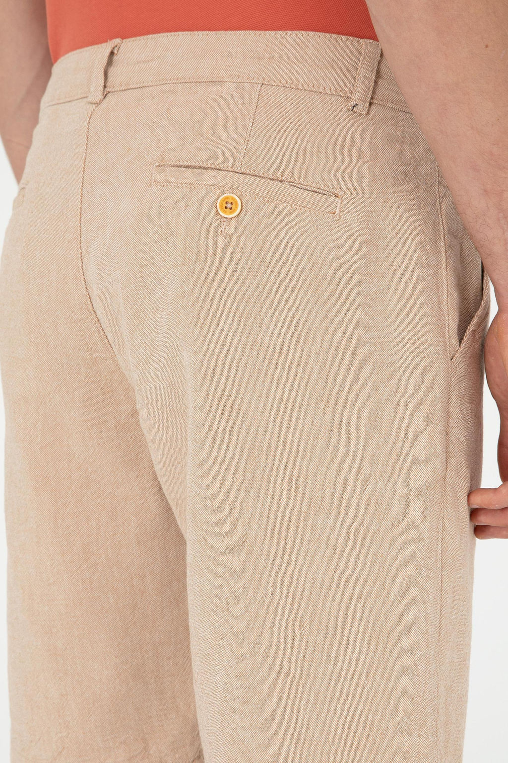 Мужские шафрановые тканые шорты Неожиданная скидка в корзине - U.s. polo assn фото 6