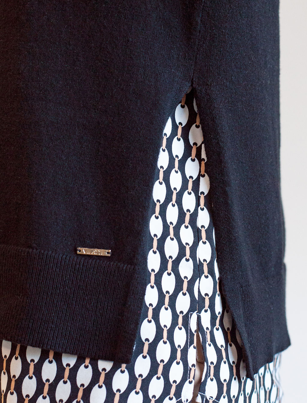 Жилет тонкой вязки из хлопка с нейлоном - Vilatte фото 2