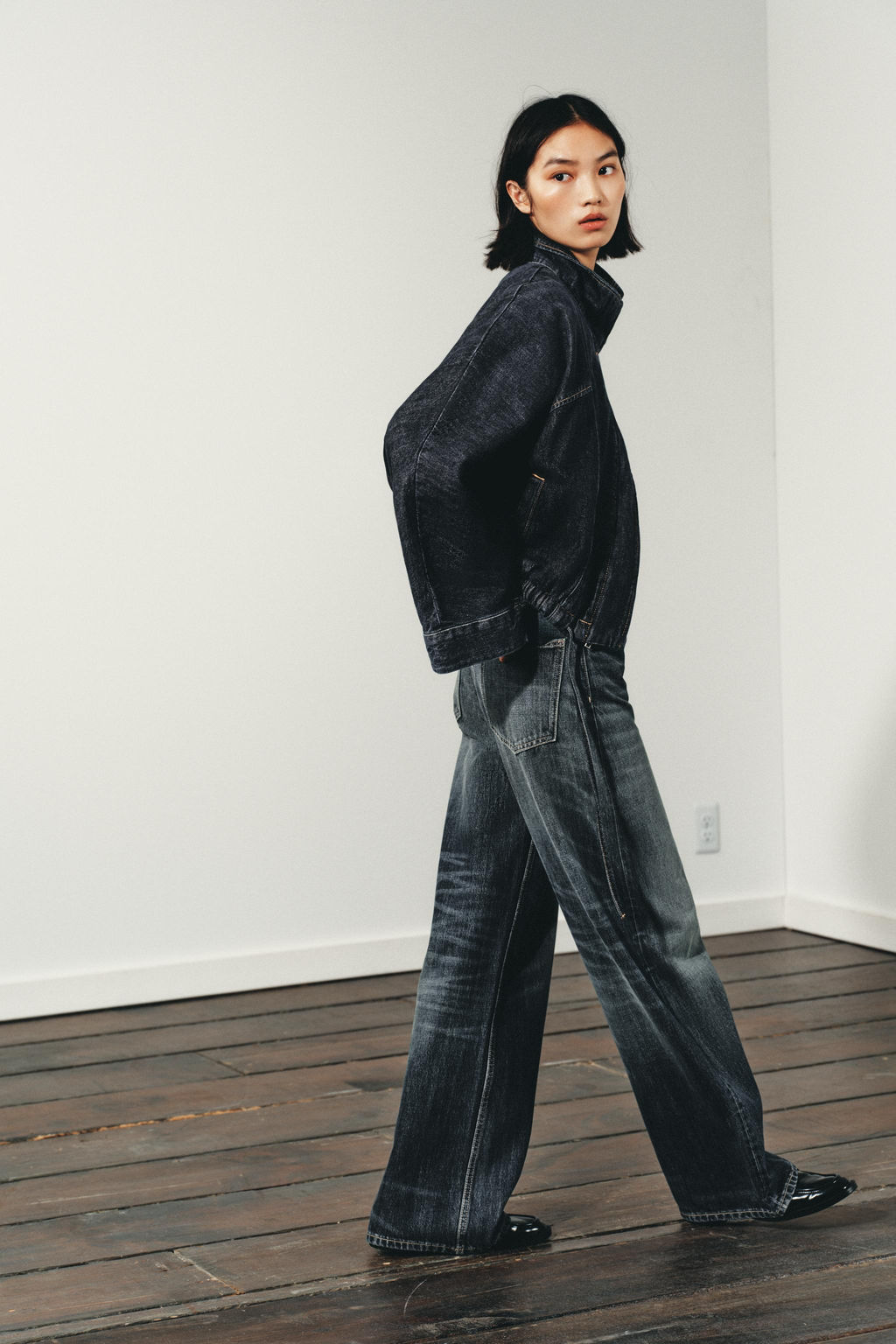 TRF EXTRA WIDE-LEG HIGH-WAIST JEANS - Zara фото 3