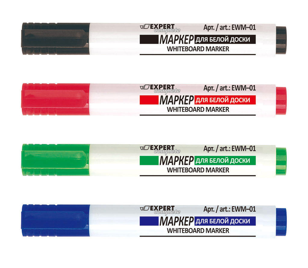 Expert Complete Маркер для белой доски EWM-01 2 мм пулевидный 12 шт