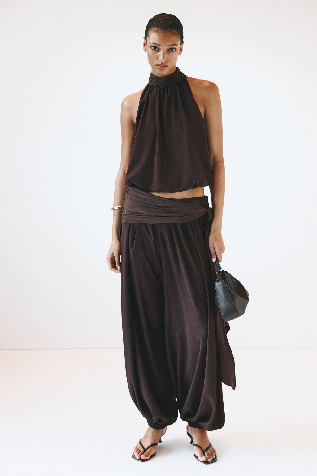 Top globo con escote halter - H&m фото 2