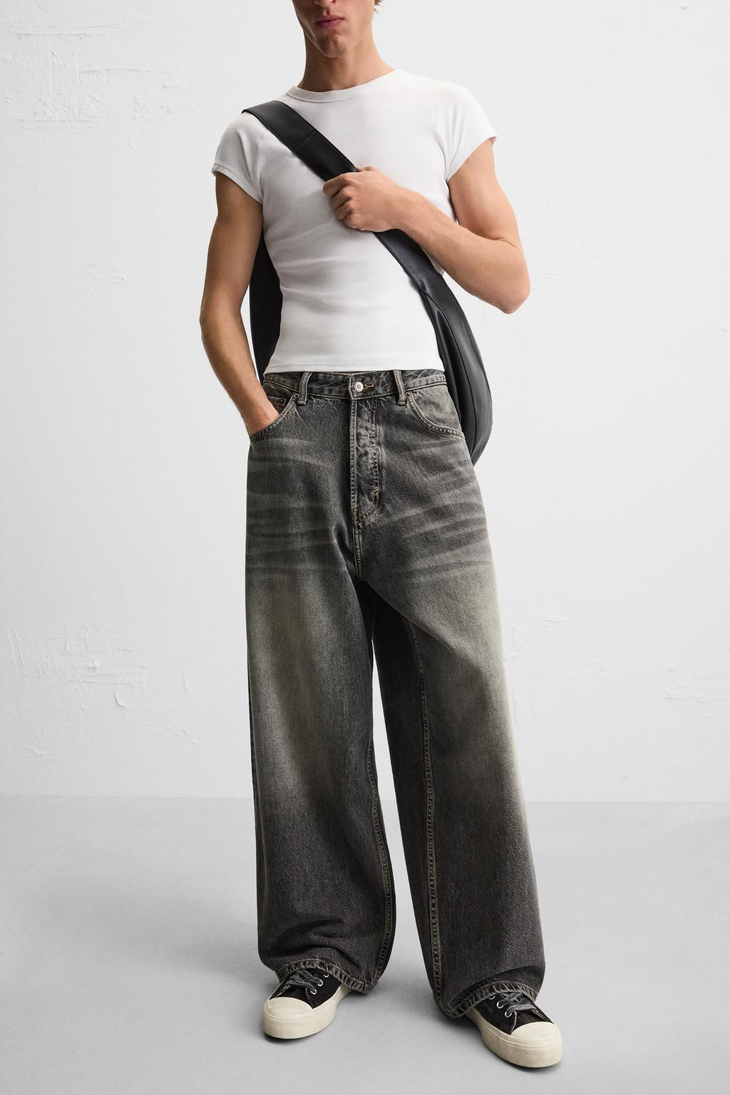 SUPER BAGGY FIT JEANS - Zara фото 15