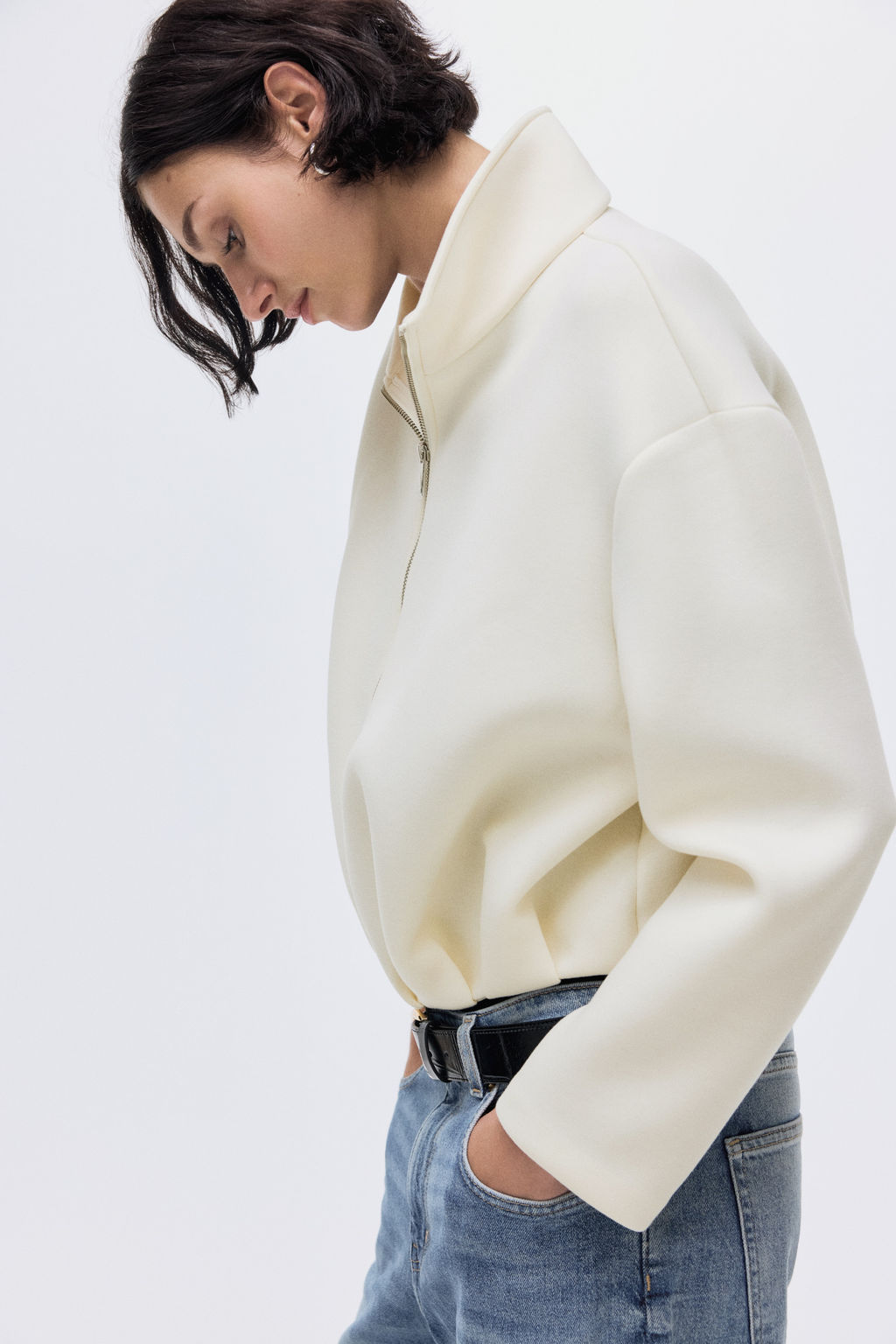 Chaqueta efecto neopreno - H&m фото 5
