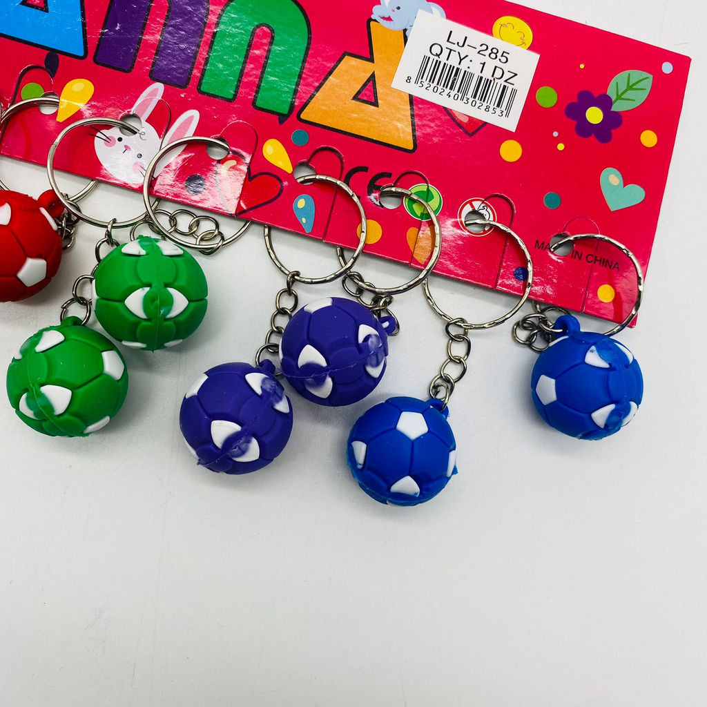 Брелок из резины - Футбольный мяч 12 шт в уп (арт. LJ-285) - Storyland фото 4