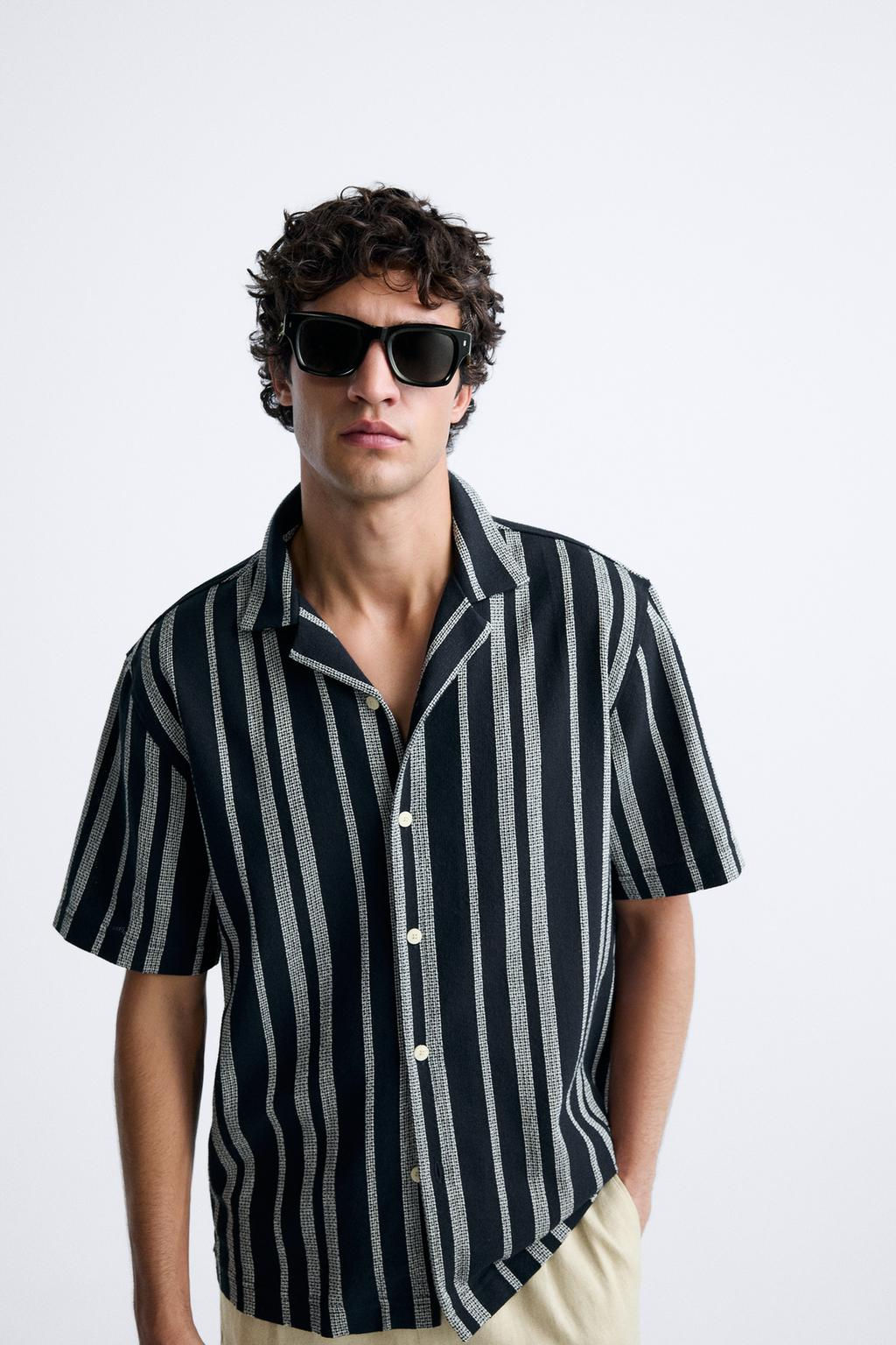 CIZGILI DOKULU GOMLEK - Zara фото 5