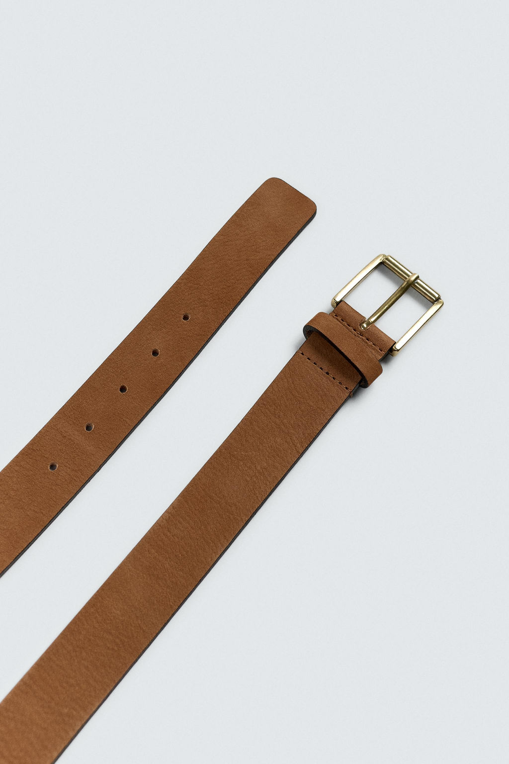 LIMITED EDITION EMBOSSED LEATHER BELT - Zara фото 8