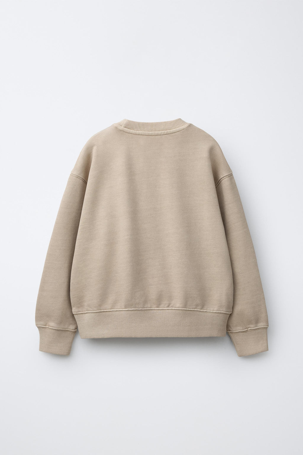 SUDADERA LISA GARMENT DYE / Beige - Zara фото 2