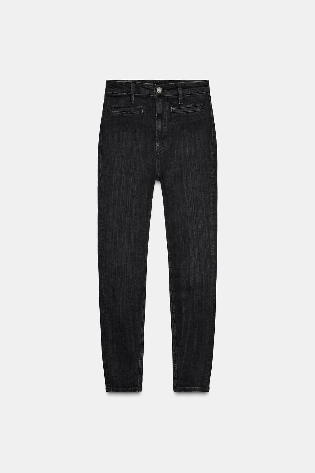 ZW COLLECTION HIGH-WAIST SKINNY JEANS - Zara фото 5
