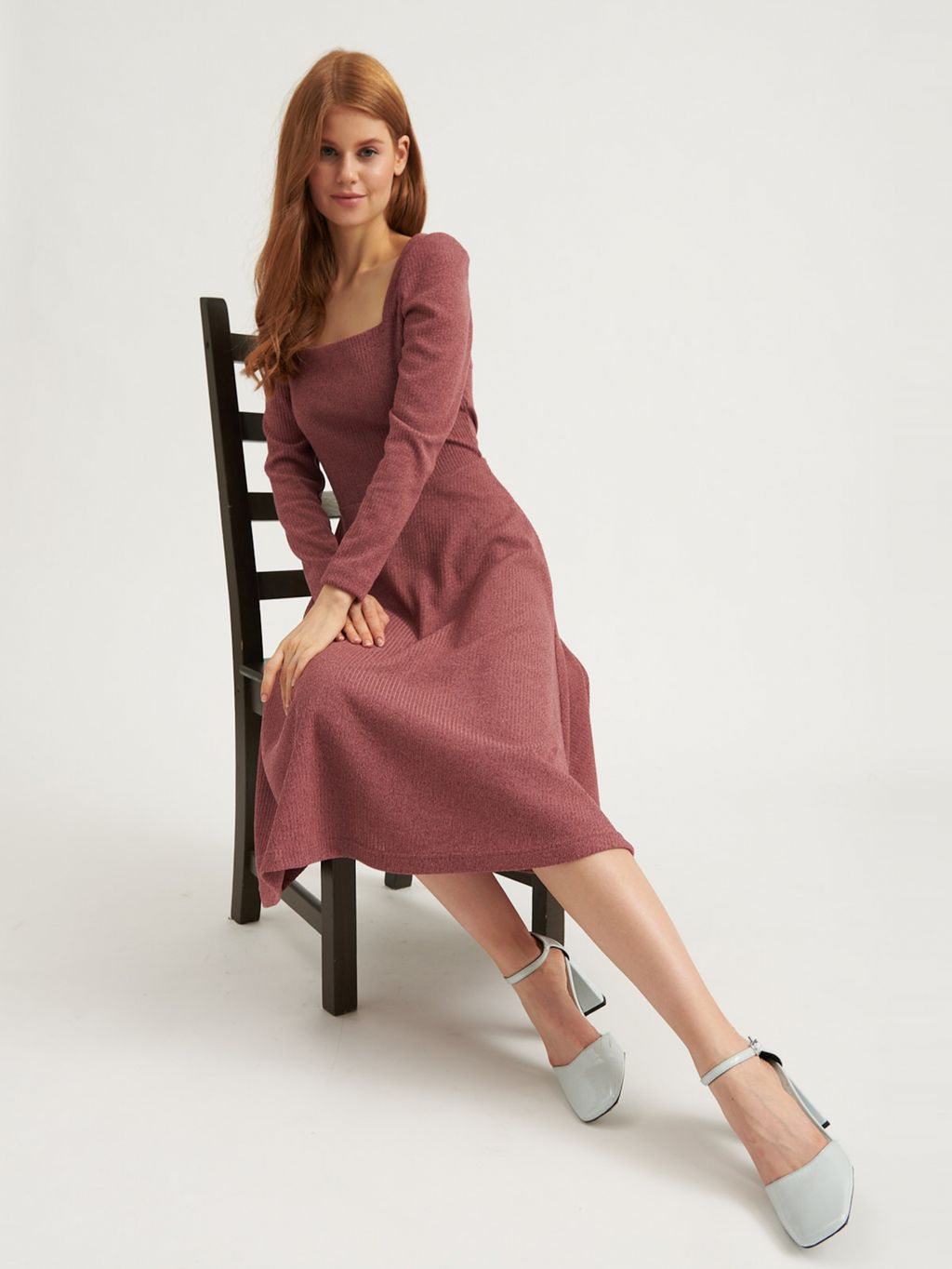 Платье в рубчик OD-670-3 - Tantino фото 7