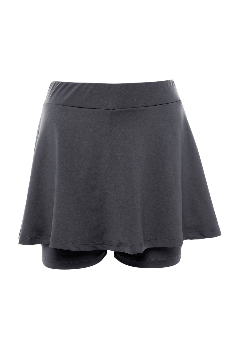 TRENDYOLMILLA Siyah 2 Katmanl? Ici Sortlu Tenis Orme Spor Sort Etek TWOSS22SR00067  фото 6
