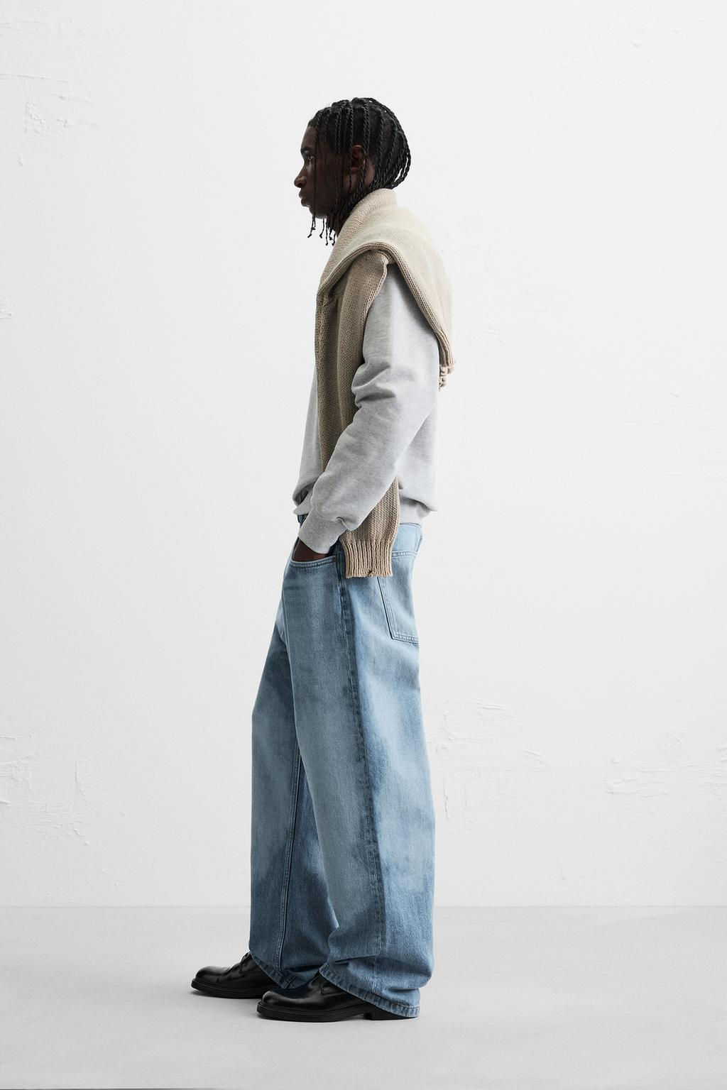 GRADIENT BAGGY FIT JEANS - Zara фото 4