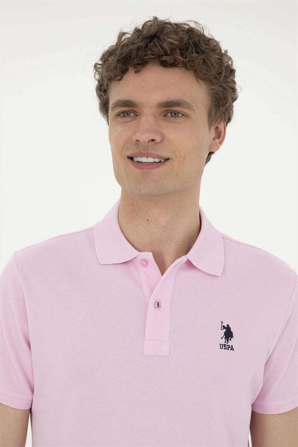 Мужская розовая базовая футболка Неожиданная скидка в корзине - U.s. polo assn фото 2