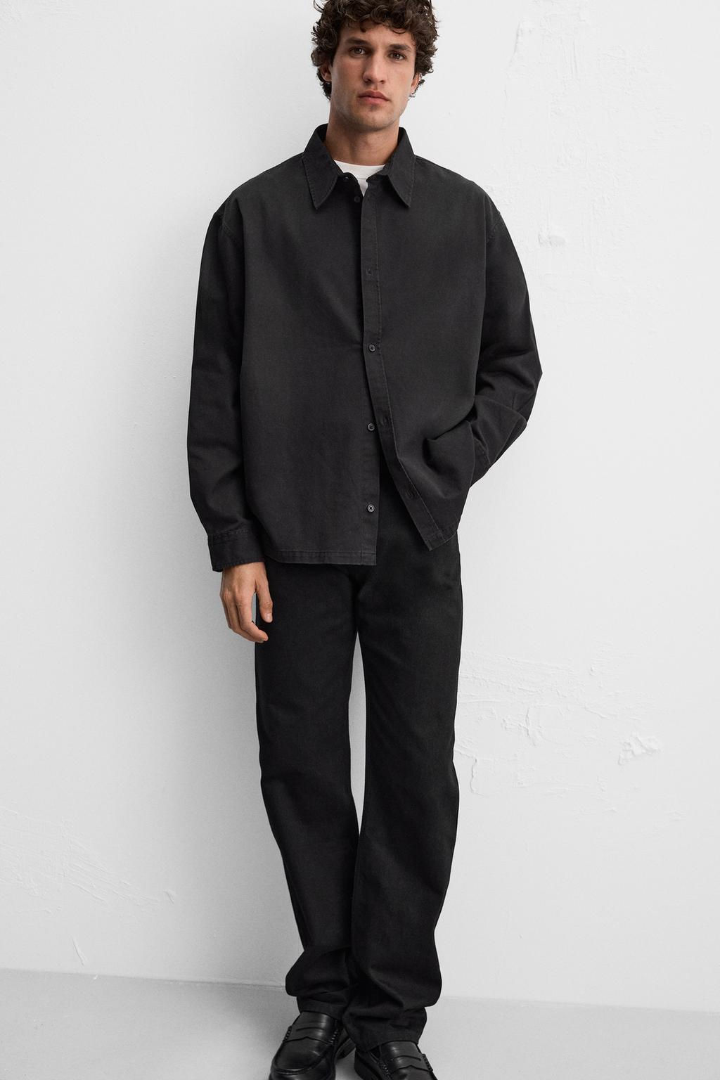 WASHED RELAXED FIT SHIRT - Zara фото 22