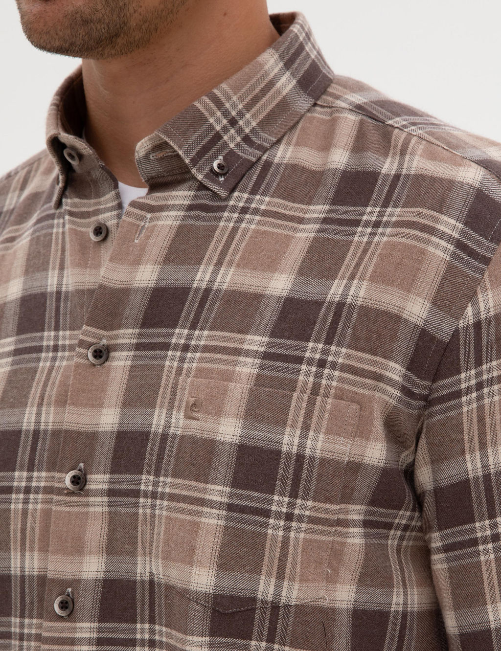 Vizon Regular Fit Uzun Kollu G_mlek - Pierre cardin фото 7