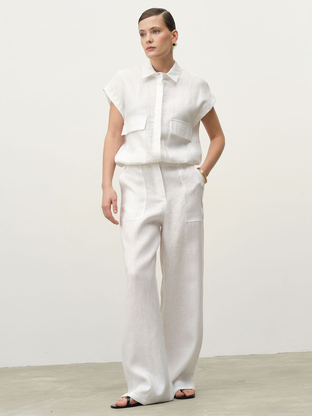 Блузка женская КЛ-7842-ИЛ24 белая