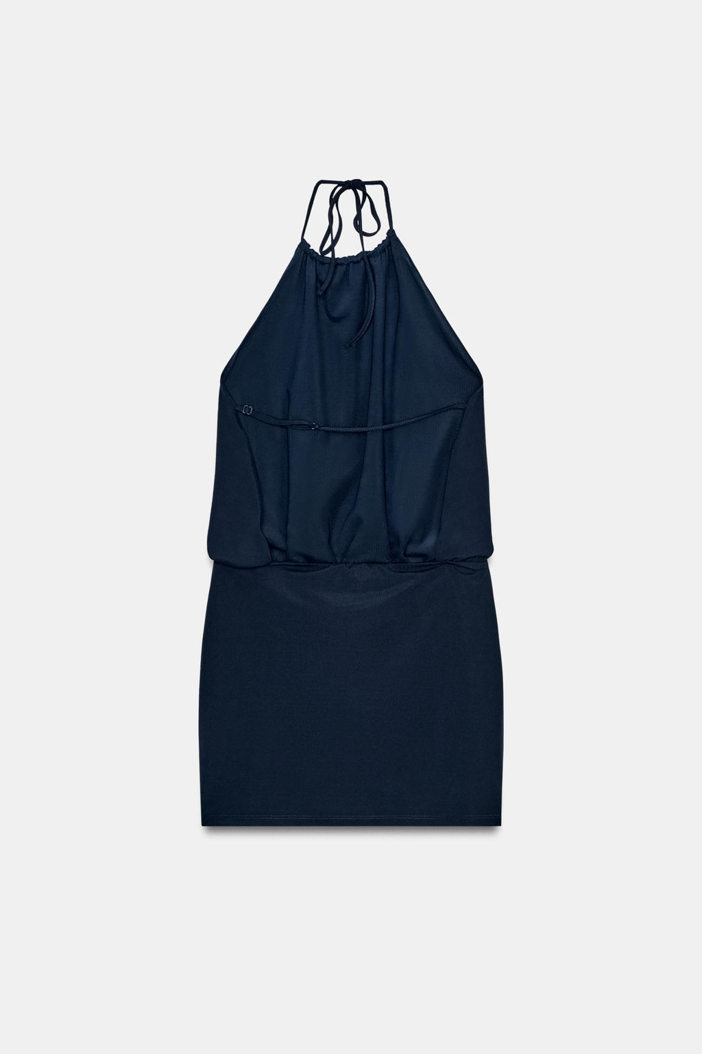 VESTIDO HALTER FLUIDO / Marino - Zara фото 3