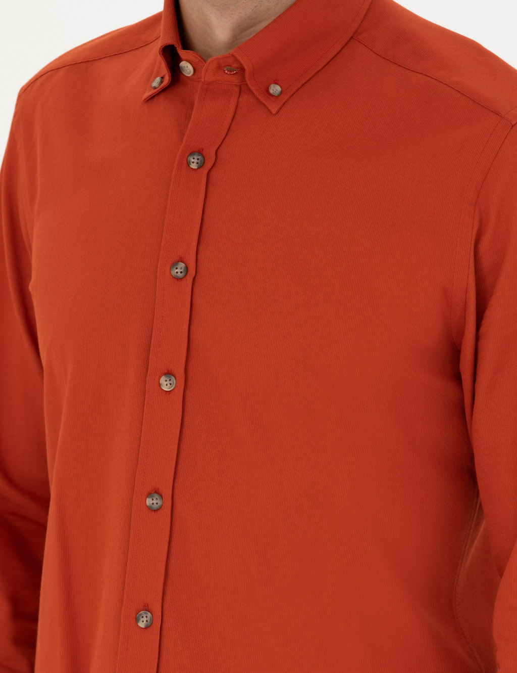 Kiremit Regular Fit Uzun Kollu G_mlek - Pierre cardin фото 7