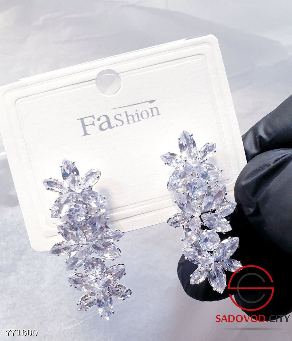 Серьги с кубическим цирконием - Bruno фото 11