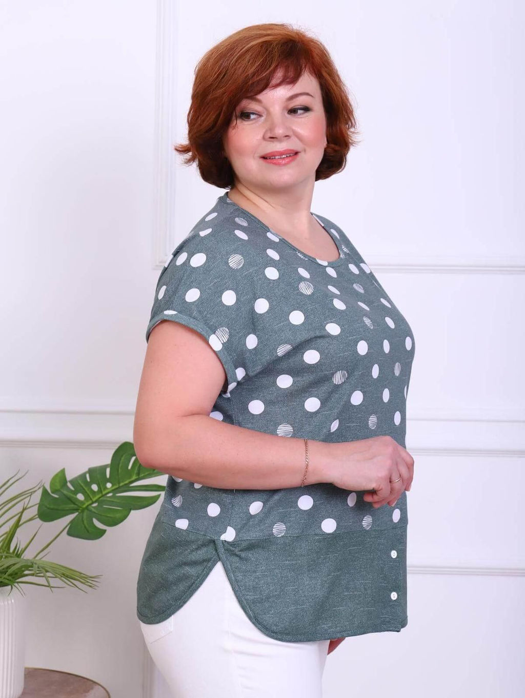 IV-CAPRIZ Какао - футболка зеленый фото 6