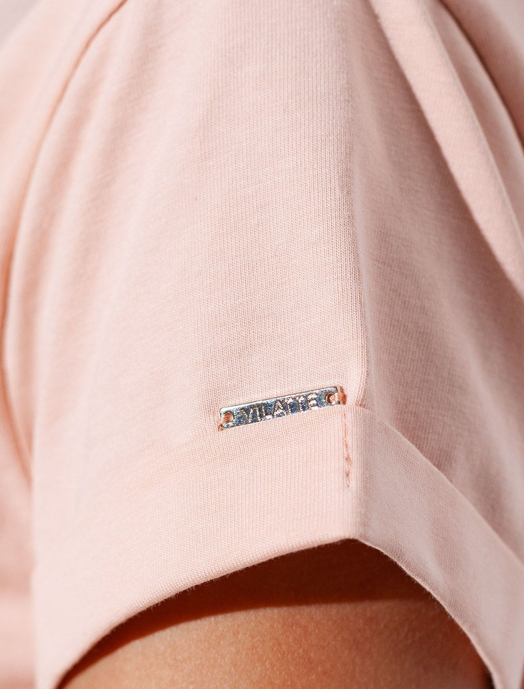 Свободная футболка с принтом из премиального хлопка с эластаном - Vilatte фото 6