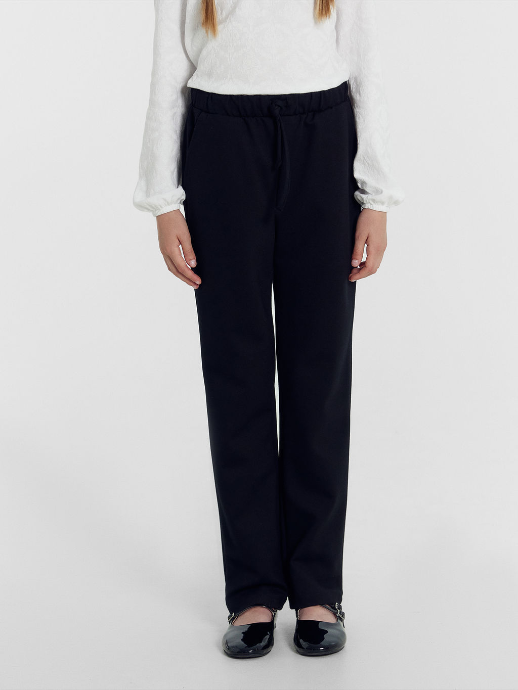 Брюки для девочек в черном цвете - Mark formelle фото 3