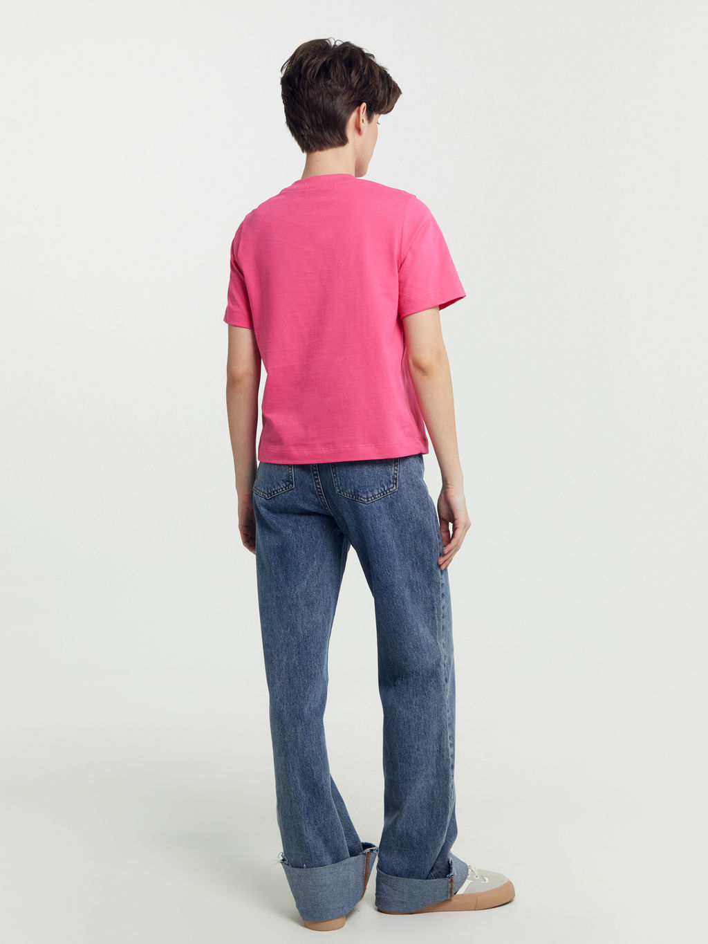 Футболка Mark Formelle маджента из хлопка фото 8